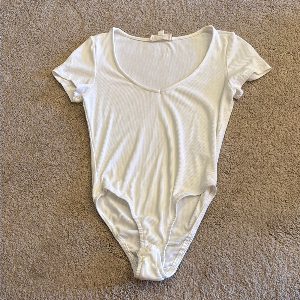 White One Piece Bodysuit